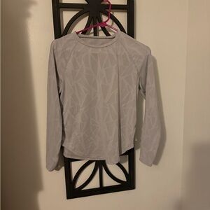 SHEIN Gray Geometric Muscle Tee